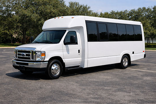 18-passenger minibus available for charter in Pascagoula, MS